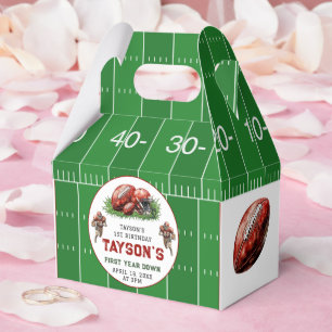 Ballotins Première année de football bas 1er anniversaire fê