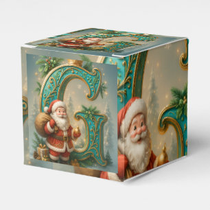 Ballotins Première G dorée avec Père Noël et Couronne