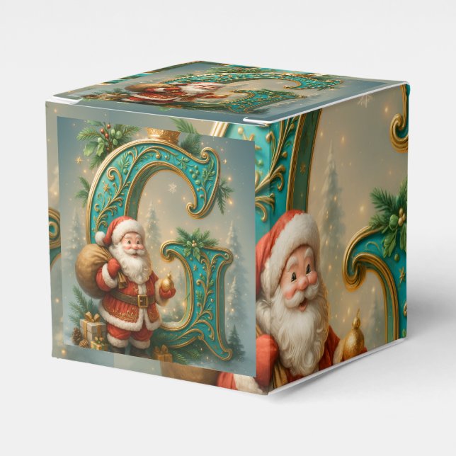 Ballotins Première G dorée avec Père Noël et Couronne (Verso)