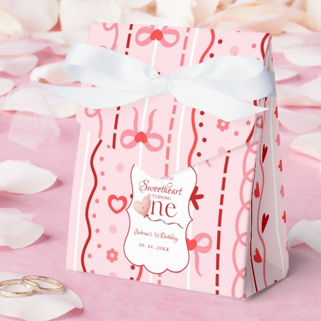 Ballotins Première Saint-Valentin d'anniversaire bébé fête d (Mariage)