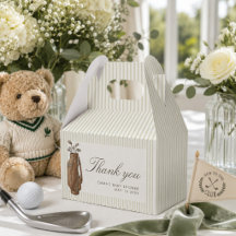 Préparation Ourson en Peluche Golf Baby Shower Nou