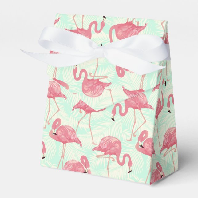 Ballotins Preppy Chic Elegant Pink Flamingo Motif (Verso)