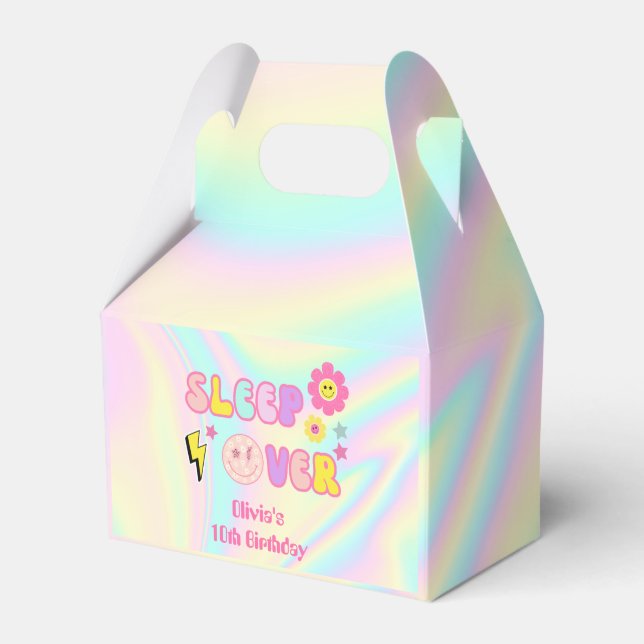 Ballotins Preppy Pastel Rose Y2K Sommeil à l'anniversaire (Verso)