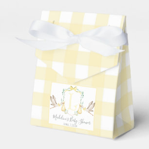 Ballotins Préppy Southern Yellow Stork Baby shower