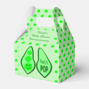 Ballotins Prêt à cueillir le Baby shower de pois verts de gr
