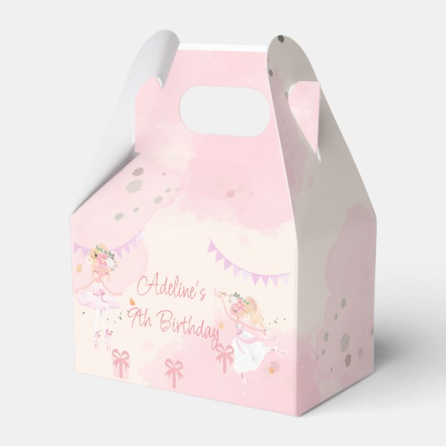 Ballotins Princess Ballerina Ballotin d'anniversaire (Verso)