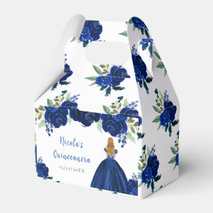 Ballotins Princesse aux Cheveux Blonds Quinceanera Fleurie M