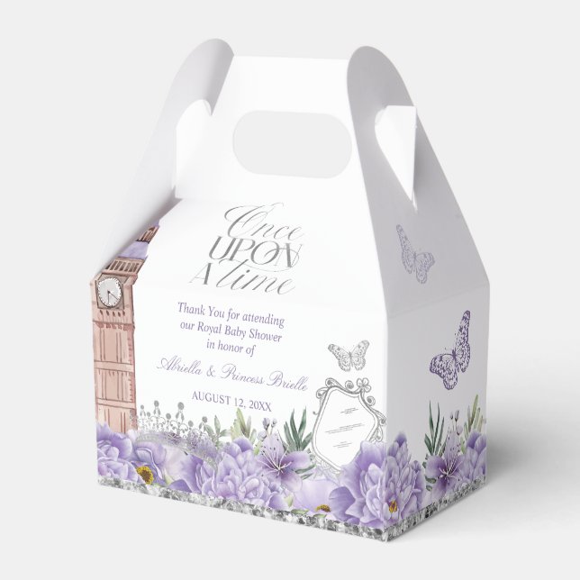 Ballotins Princesse Il était une fois Violet et Argent (Verso)