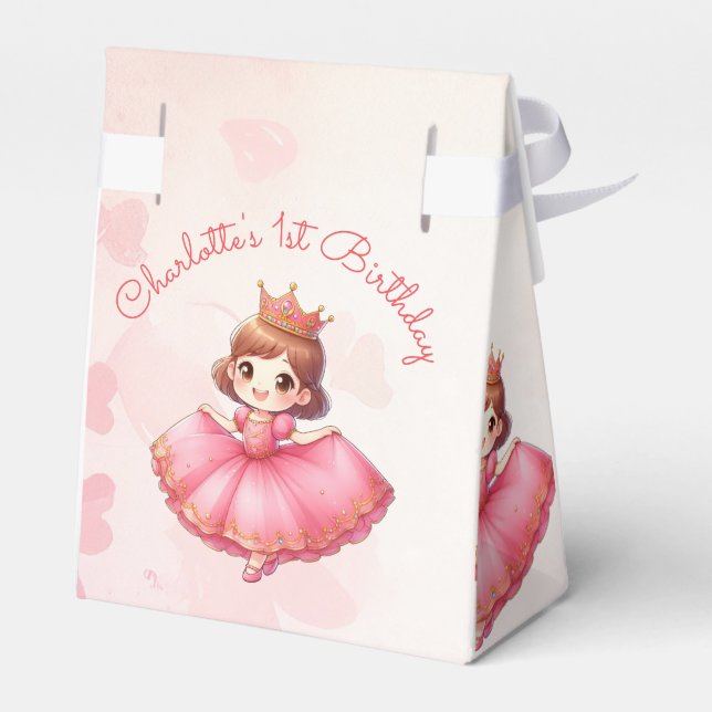 Ballotins Princesse rose personnalisable (Arrière)
