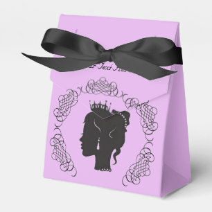 Ballotins Princesse Silhouette Ballotin rose personnalisé