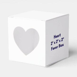 Ballotins Promotion Simple de Marque Cœur 2" x 2" x 2"