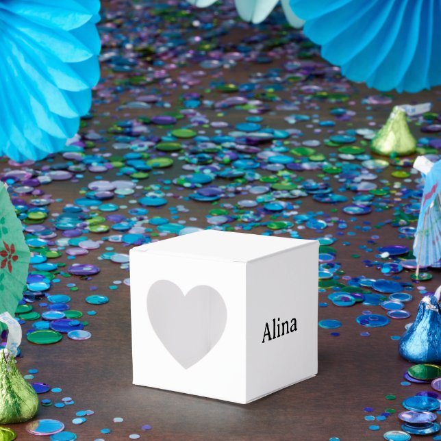 Ballotins Promotion simple de marque Cœur 2" x 2" x 2" (Fête)
