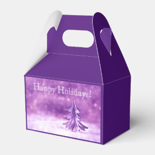 Ballotins Purple Christmas Winter Wonderland Personnalisé
