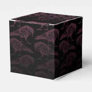 Ballotins Purple Corbeau gothique Mariage Favor Box