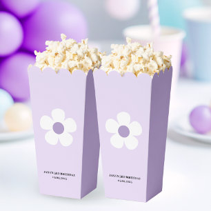 Ballotins Purple Daisy Anniversaire Popcorn   Élégant floral