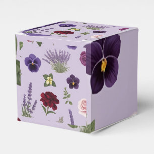 Ballotins Purple et autre couleur Motif floral