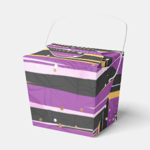 BALLOTINS PURPLE ORANGE BLACK HALLOWEEN STRIPES