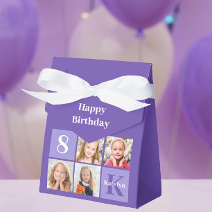 Ballotins Purple Photo Collage Anniversaire de enfant Party
