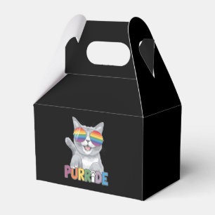 Ballotins Purride Cat Lunettes de soleil Gay Pride Arc-en-ci