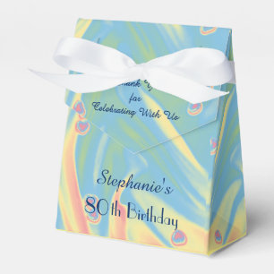 Ballotins quatre-vingtième Ballotin d'anniversaire, coeurs