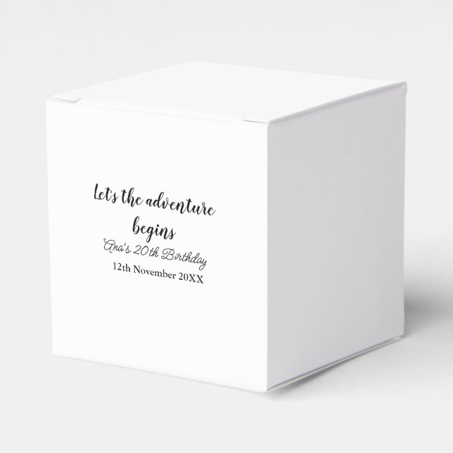 Ballotins que l'aventure commence 20e anniversaire ajouter n (Verso)