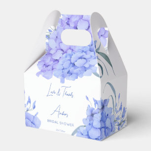 Ballotins Quelque chose bleu hydrangea nuptiale douche flora
