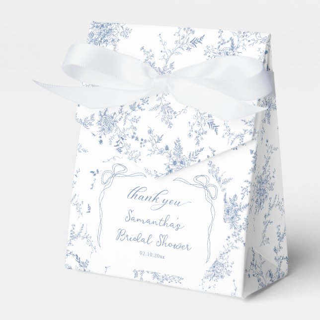 Ballotins Quelque Chose de Bleu : Fête de Mariage au Ruban (Verso)