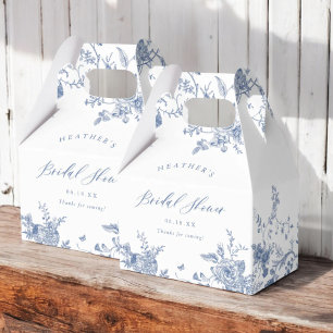 Ballotins Quelque Chose de Bleu Floral Baby Shower de Mariag