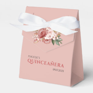 Ballotins Quinceanera 15e Anniversaire Aquarelle Floral