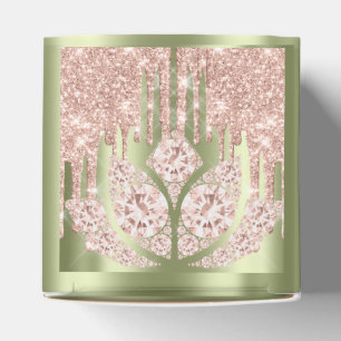 Ballotins Quinceañeras Sweet 16e Rose nuptiale Mint Green