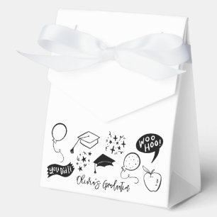 Ballotins Quirky Doodle Graduation Party White