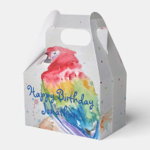 Ballotins Rainbow Parrot Bird Enfant Ballotin de gâteau d'a