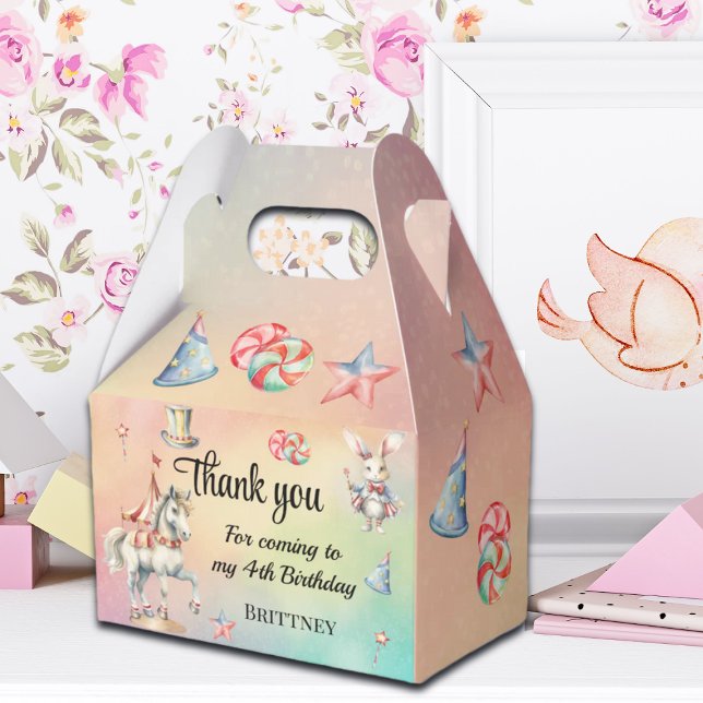 Ballotins Rainbow Pastel w Animaux 4e anniversaire (Créateur téléchargé)