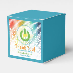 Ballotins Rainbow Pixels jeu vidéo Gamer Bar Mitzvah