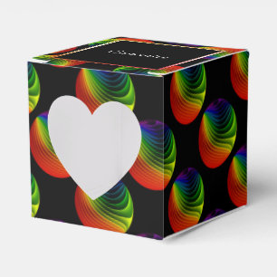 Ballotins Rainbow Twist Orbs Ballotin de coeur