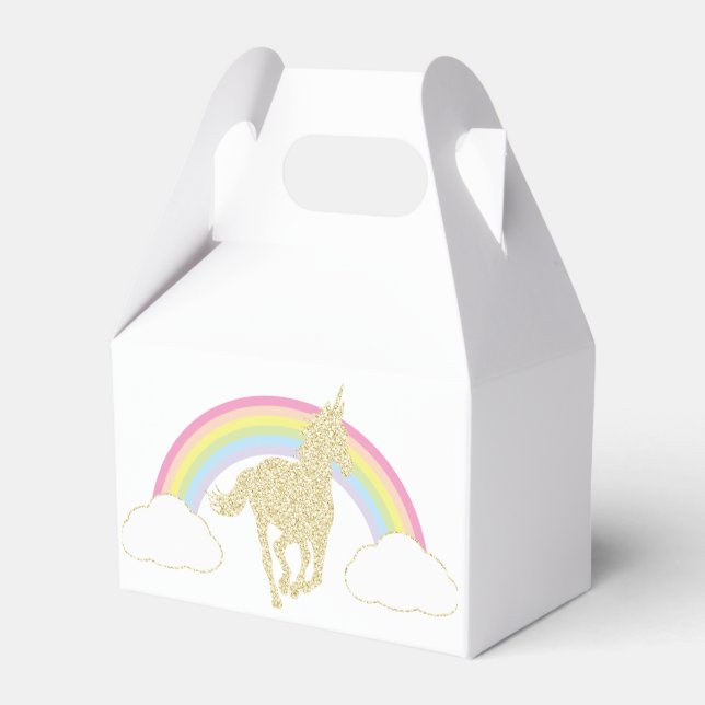 Ballotins Rainbow Unicorn Parties scintillant Party Favorise (Arrière)