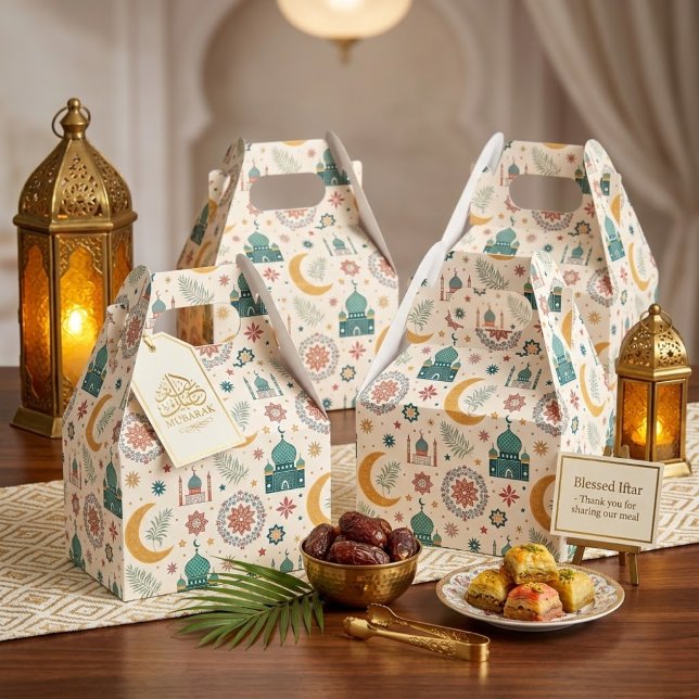 Ballotins Ramadan Mubarak -Ramadan Kareem -Iftar Favor Boxes (Créateur téléchargé)