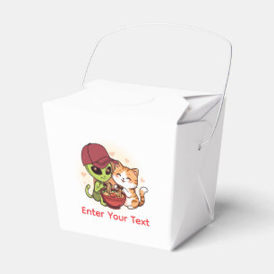 Ballotins Ramen Chat Alien Mignon Art Kawaii