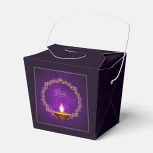 Ballotins Rapprocher le joyeux Diwali violet