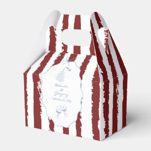 Ballotins Rayures Capricieuses Mariage Peint à la Main