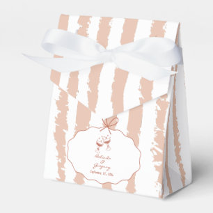 Ballotins Rayures Capricieuses Mariage Peint à la Main