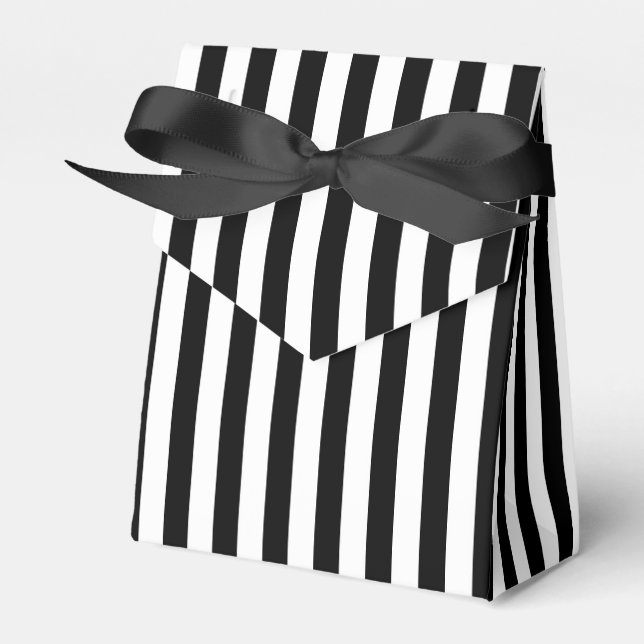 Ballotins Rayures noires et blanches  (Verso)