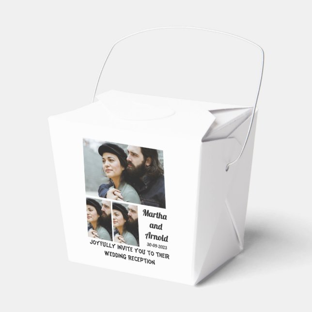 Ballotins Réception de mariage coutume 3 Photo Collage (Verso)