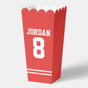 Ballotins Red Football Jersey - Sports Thème Anniversaire