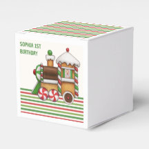 Red Green Chugga Chugga Train 1er Anniversaire mig