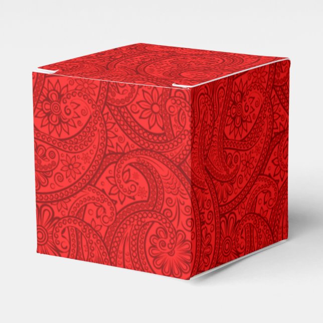 Ballotins Red Paisley (Verso)