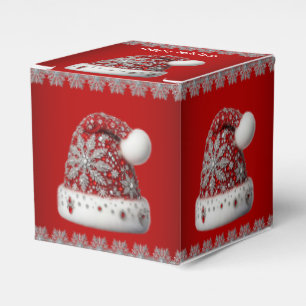 Ballotins Red Santa Hat Christmas Holiday Box