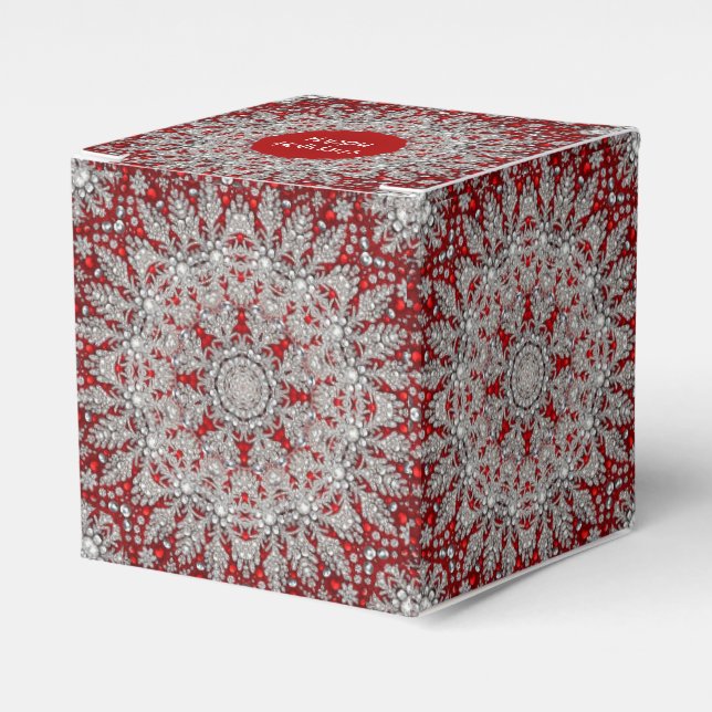 Ballotins Red Santa Hat Christmas Holiday Box (Verso)