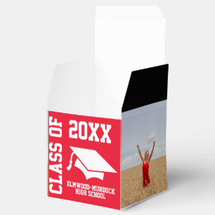 Ballotins Red Unique Graduation Party