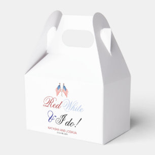 Ballotins Red White et je fais USA Mariage patriotique